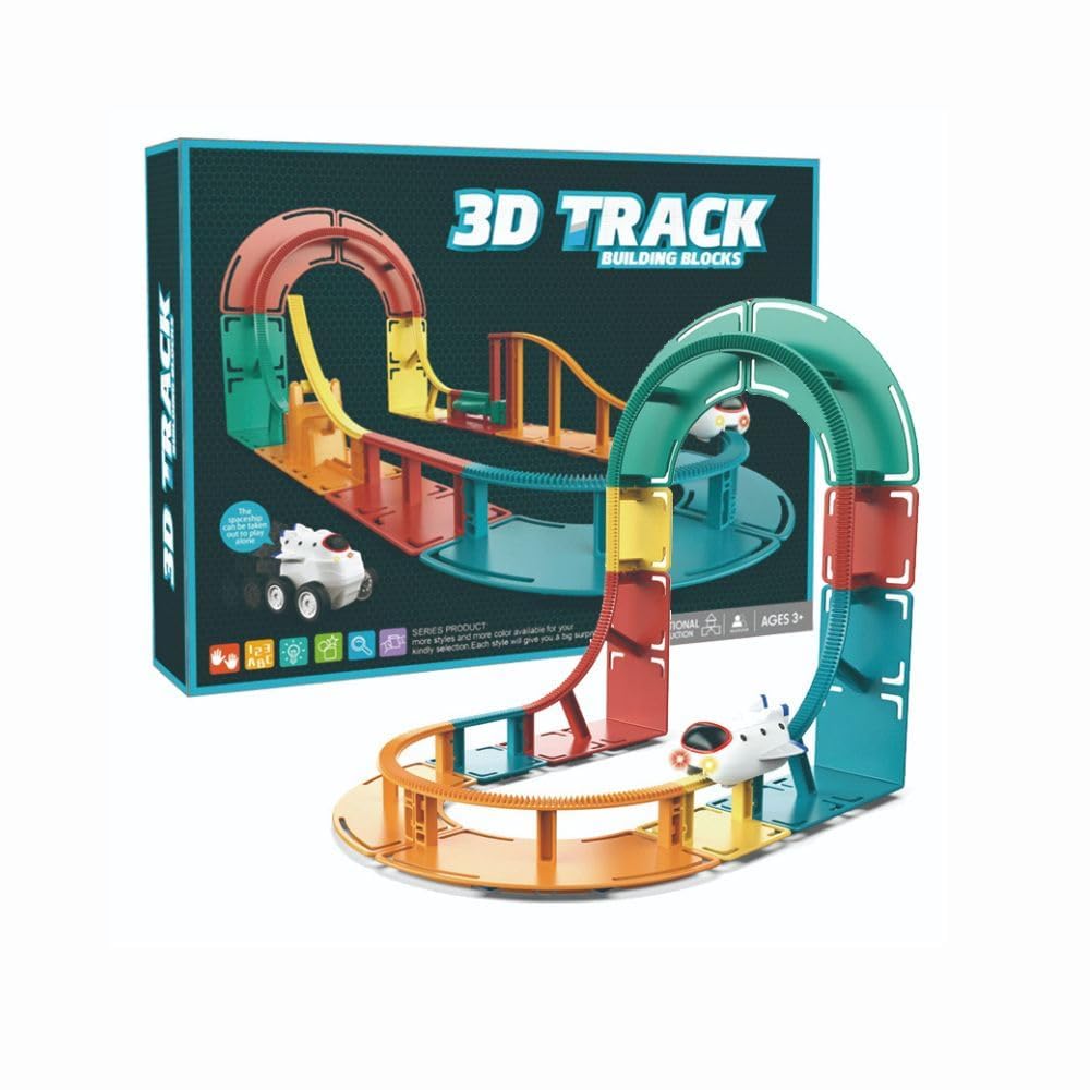 3 D Track Building Blocks